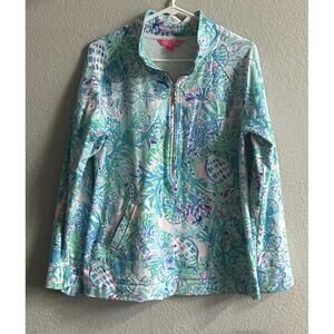 Lilly Pulitzer Women's Long Sleeve Pullover Activewear Top